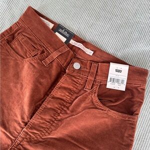 Levi’s ribcage straight ankle corduroys